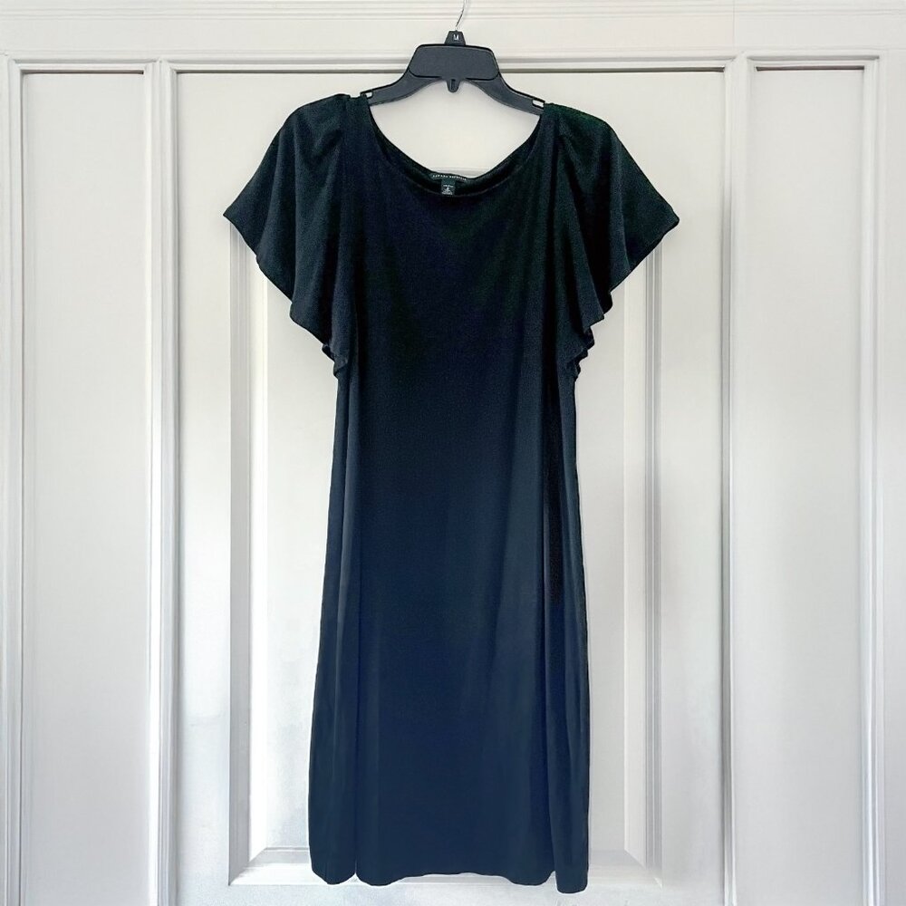 Women’s Banana Republic Stretch Black Short Sleeve Dress Size M